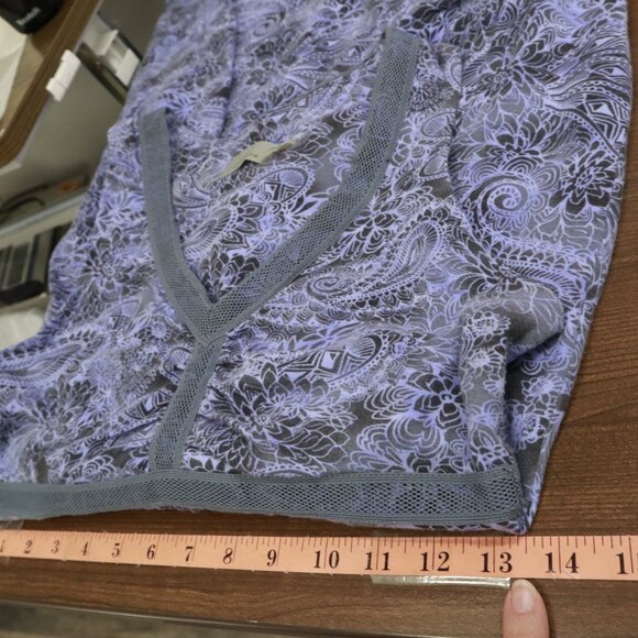 Athleta Paisley Dress Womens S Purple Boho Feminine Active Casual Beach Hippie - Picture 15 of 16
